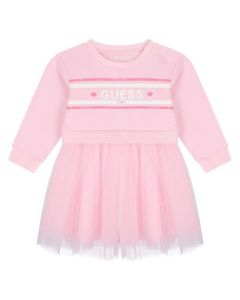 GUESS סט שמלת טול ארוכת שרוולים עם תחתונים לתינוקות