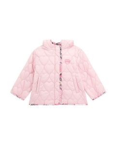 GUESS מעיל מרופד עם קפוצ'ון לתינוקות