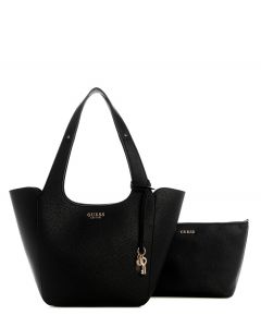 GUESS CALISTA תיק נשיאה גדול 2 ב 1 עם נרתיק תואם