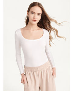 DKNY SQUARE NECK חולצת נשים