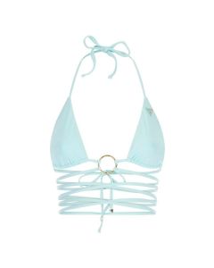 GUESS חזיית ביקיני משולשים עם קשרים מסביב למותן