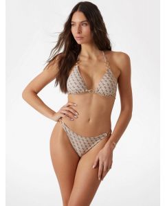 Quattro G GUESS טופ משולשים בגד ים מרופד בהדפס