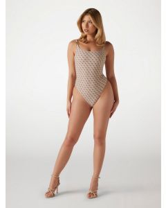 4G GUESS בגד ים שלם עם לוגו