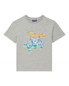 VILEBREQUIN GABIN חולצת טישירט קצרה בנים מכותנה אורגנית