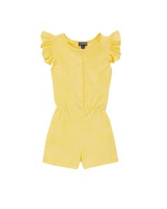 VILEBREQUIN GRACIAS אוברול בנות מבד טרי שרוול קצר