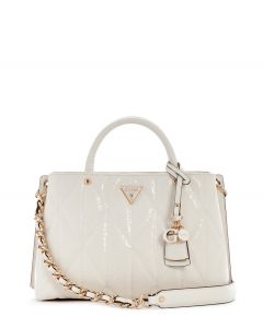 GUESS ALDINA תיק נשיאה בינוני עם לוגו