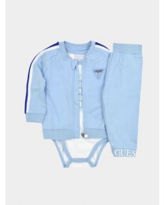 GUESS סט תינוקות: ג’קט+בגד גוף+מכנס