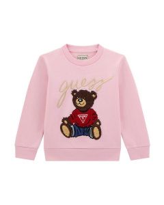 GUESS סווטשירט תינוקות בהדפס דובי ולוגו