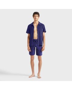 VILEBREQUIN CHARLI חולצה מכופתרת טרי לגברים שרוול קצר