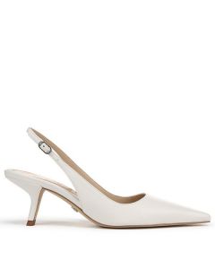 SAM EDELMAN BIANKA SLING נעלי עקב נמוך מעור עם רצועה