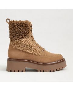 SAM EDELMAN ELLIOT 2 מגפון זמש עם פרווה לנשים