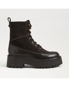 SAM EDELMAN ELLIOT מגפון עור בסגנון צבאי לנשים
