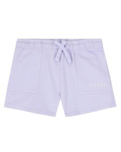 GUESS מכנס קצר לבנות עם לוגו