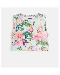 GUESS טופ אקטיב בנות ללא שרולים