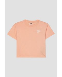 GUESS חולצת טישרט קצרה לבנות שרוול קצר