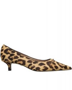 SAM EDELMAN KAYA נעלי עור עקב נמוך עם בוהן מחודדת