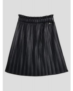 GUESS חצאית מידי עם כפלים לילדות