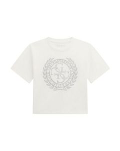 GUESS 4 שרוול קצרG חולצת טישירט בנות עם לוגו