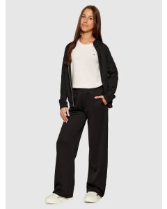 GUESS מכנס טרנינג רחב לילדות בהדפס לוגו מוטבע