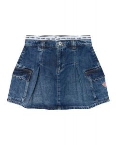 GUESS חצאית מיני ג'ינס לילדות