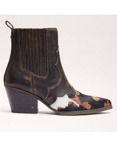 SAM EDELMAN WEST מגפי קרסול עור לנשים