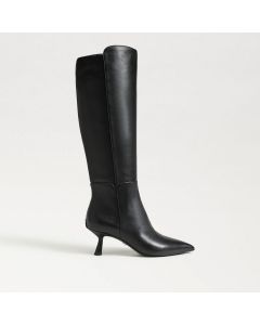 SAM EDELMAN TAYLIN מגף גבוה עם עקב נמוך מעוצב