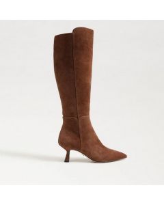 SAM EDELMAN TAYLIN מגף גבוה עם עקב נמוך מעוצב