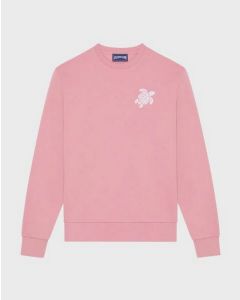 VILEBREQUIN JORASSE סווטשירט כותנה לגברים עם רקמת צב