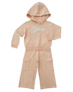 GUESS סט סריג סווטשירט ומכנסיים לילדות