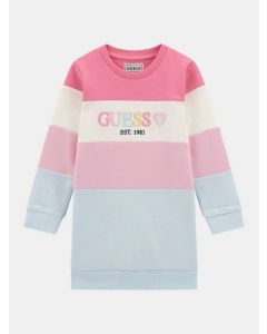 GUESS שמלת אקטיב בנות עם רקמת לוגו