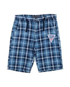 GUESS מכנסיים קצרים הדפס משבצות לבנים