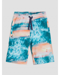 GUESS מכנס ברמודה מודפס בנים