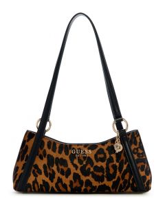 GUESS DOMITILLA תיק כתף מנומר