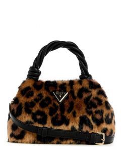 GUESS SHAIDA תיק קרוס בגימור פרוותי