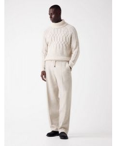 GUESS מכנסי סקובה מלנז' לגברים