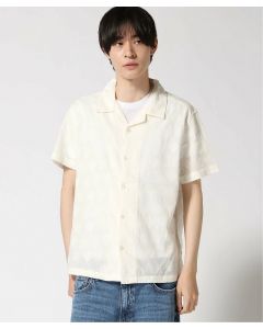 GUESS חולצה מכופתרת עם שרוולים קצרים לגברים