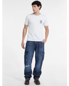 GUESS מכנסי ג'ינס דגמח לגברים