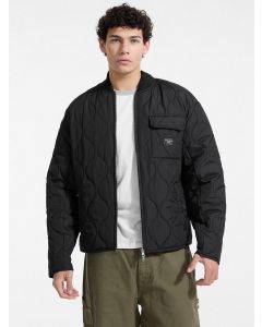 GUESS ז'קט פוך מרופד לגברים