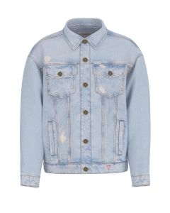 GUESS ז'קט ג'ינס אוברסייז לגברים