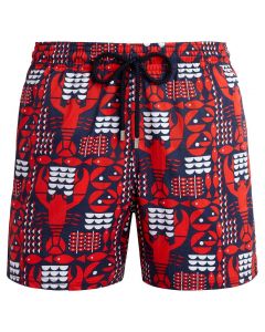 VILEBREQUIN Men Stretch Swim Shorts Graphic Lobsters
