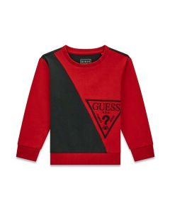 GUESS סווטשירט בנים עם לוגו משולש