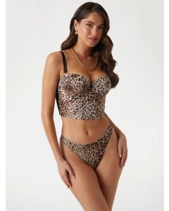 GUESS תחתוני חוטיני מנומר לנשים