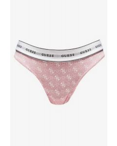 GUESS תחתוני חוטיני לנשים בהדפס לוגו