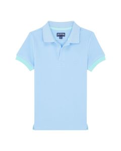 VILEBREQUIN PANTIN חולצת פולו פיקה כותנה לבנים עם שרוולים קצרים