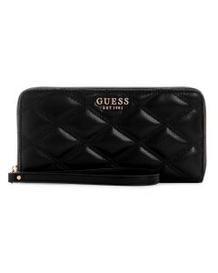 GUESS TAMSIN ארנק גדול קווילט עם רוכסן