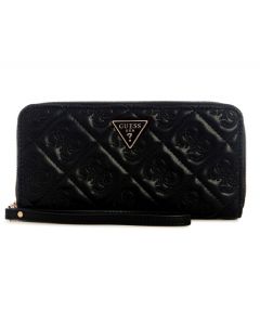 GUESS ADELASIA ארנק גדול מרופד עם לוגו מוטבע