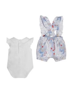 GUESS סט אוברול ובגד גוף תינוקות