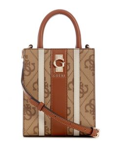 GUESS ERENIA תיק נשיאה מיני עם לוגו