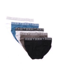 GUESS חבילה 5 תחתוני טנגה גברים עם פס לוגו