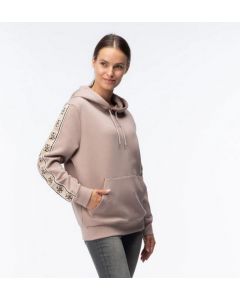 GUESS סווטשירט עם פסי לוגו נשים